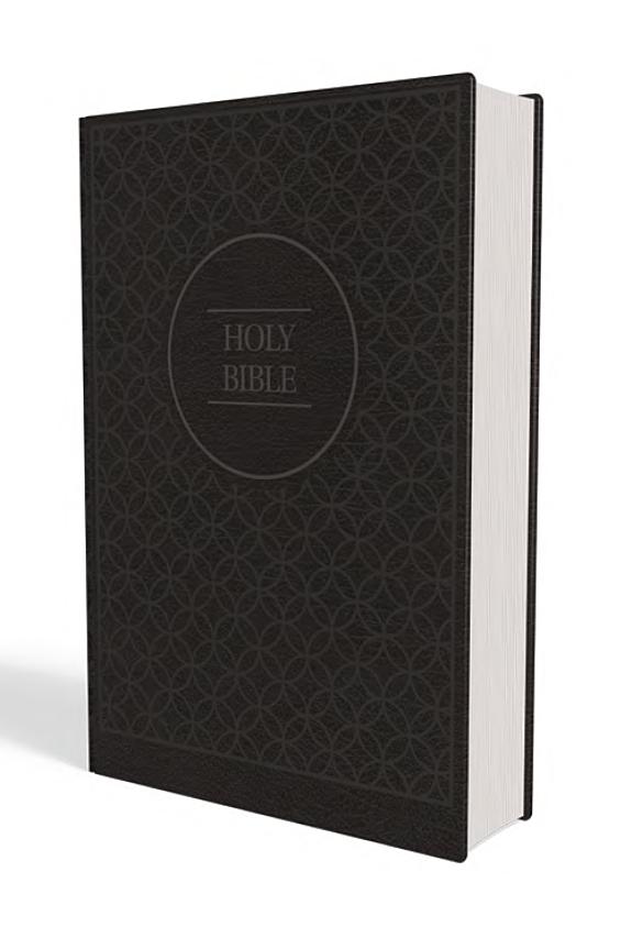 NIV THINLINE LARGE PRINT GRAY BLACK BIBLE