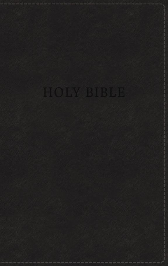 KJV, Deluxe Gift Bible, Leathersoft, Black, Red Letter Edition, Comfort Print