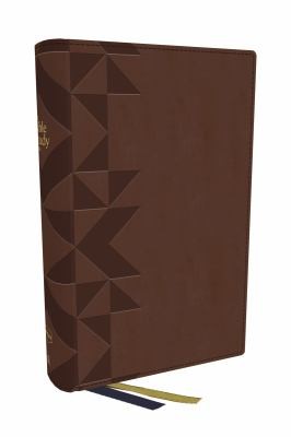 Nkjv, the Bible Study Bible, Leathersoft, Brown, Comfort Print