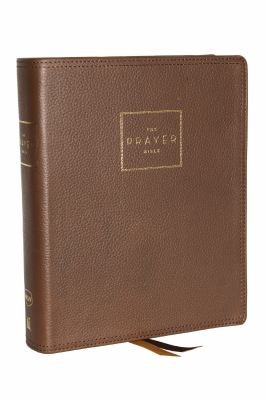 NKJV, the Prayer Bible, Genuine Leather, Brown, Red Letter, Comfort Print