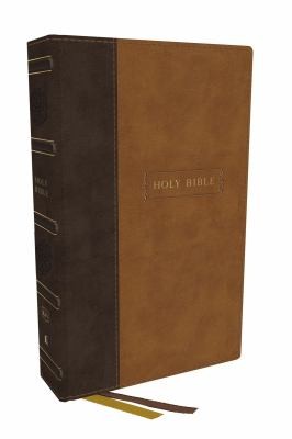 KJV Holy Bible, Center-Column Reference Bible, Leathersoft, Brown, 72,000+ Cross References, Red Letter, Comfort Print : King James Version
