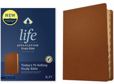 KJV Life Application Study Bible, Third Edition (Red Letter, Genuine Leather, Brown, Indexed)