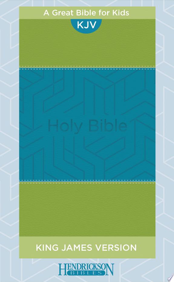 KJV Kids Bible Flexisoft Blue & Green